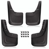 PIT66 4PCS Molded Mud Flaps Wheel Fender Mudguard, Compatible with