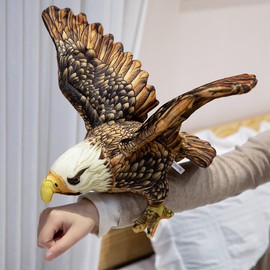 MILEE Realistic Hawk Plush, Hawk, Animal Toy, Fluffy, Cute Bird Toy, Interior Decoration, 11.8 inches (30 cm)