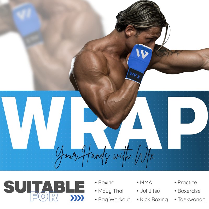 Boxing Hand Wraps Punch Bag Men Women Gel Inner Gloves