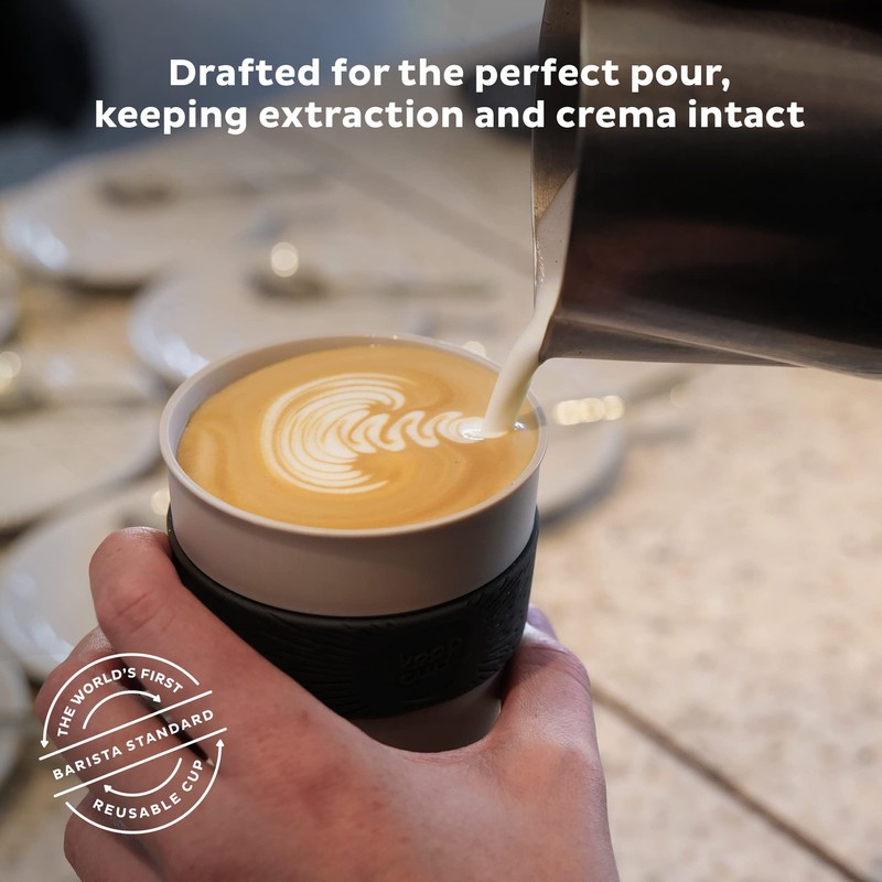 KeepCup Original, Lightweight Reusable Coffee Cup with Splashproof Sipper Lid