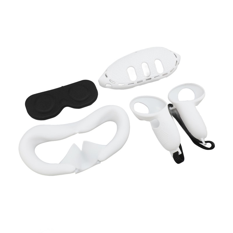 VR Glasses Silicone Cover Set Controller Grips Front Shell Headset