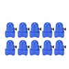 10Pcs Trampoline Enclosure Pole Cap with Screw Thumb Safety Rail