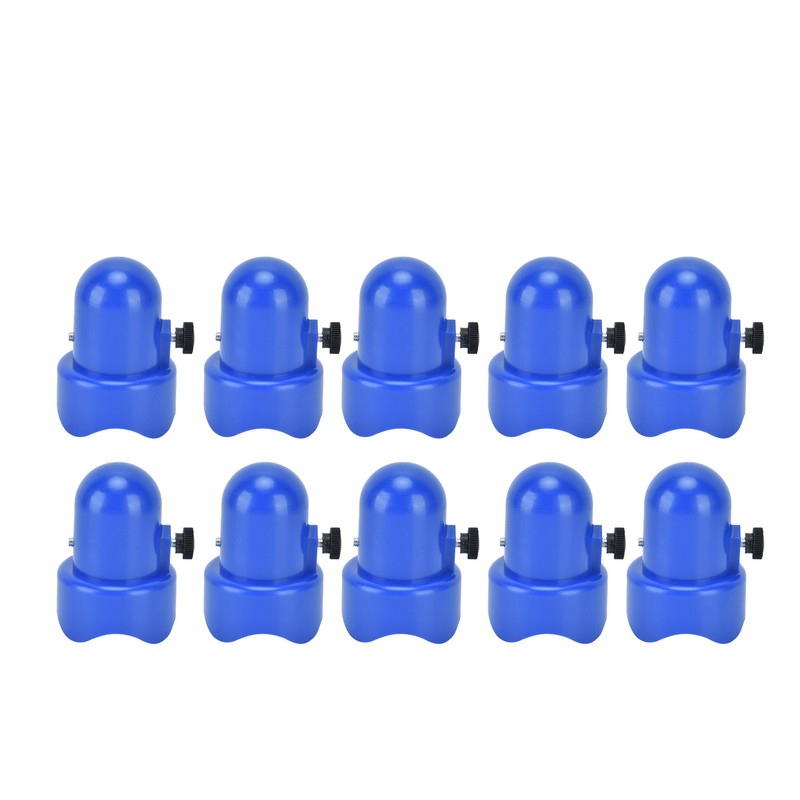 10Pcs Trampoline Enclosure Pole Cap with Screw Thumb Safety Rail