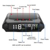 Car Wireless HUD Headup Display Solar GPS Digital Speedometer with
