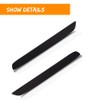 ADIIL 2PCS Smoked Lens Rear Fog Light Bumper Reflectors Brake