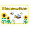 Bee Meadow Sign Horizontal A5 (148 x 210 mm)