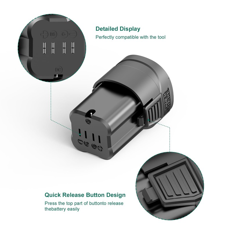 HYCHIKA 16.8V 1500mAh Tool Battery, Compatible with HYCHIKA 16.8V Drill