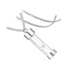 FOMIYES Glass Urn Necklace with Sand Clock Pendant Memorial Jewelry