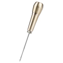 Agujas De 3 Piezas, Punzón De Coser De Cuero De Lona, ​​Punzón De Coser Con Mango De Cobre, Herramienta De Reparación De Zapatos De Cuero De Coser A Mano, Para Costura De Bricolaje Reparación De Cuero