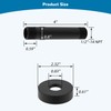 Hibbent All Metal Ceiling Mounted Shower Arm, 6 Inch Shower
