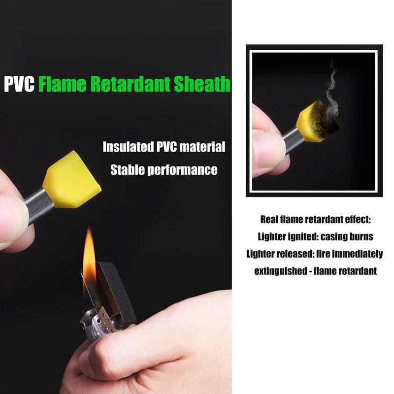 Shusmda Double Wire Ferrules Kit, 500Pcs Wire Ferrule Terminals, Insulated