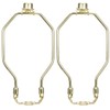 Sourcingmap Lamp Harp Finial Holder Set 8 inch Polished Brass