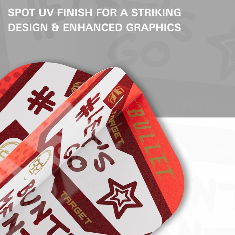 Target Darts Stephen Bunting Flights, Pack of 9 - NO.2
