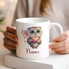 GRAZDesign Personalisierte Tasse mit Namen Eule Ich liebe dich, Geschenk