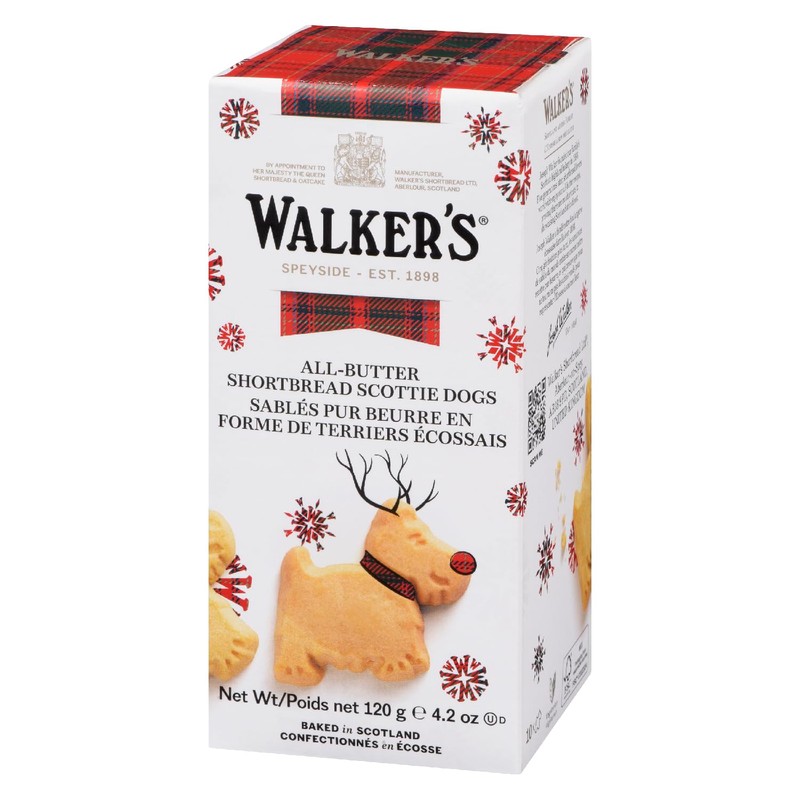 Walkers Shortbread Scottie Dog Carton, 120 Grams (Pack of 1)