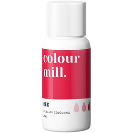 Colour Mill Oil-Based Food Coloring, 20 Milliliters Red