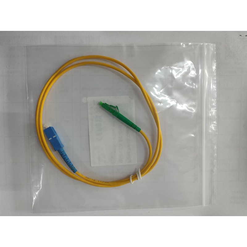 10Gtek LC/APC to SC Simplex Fiber Patch Cord, 9/125μm SMF,