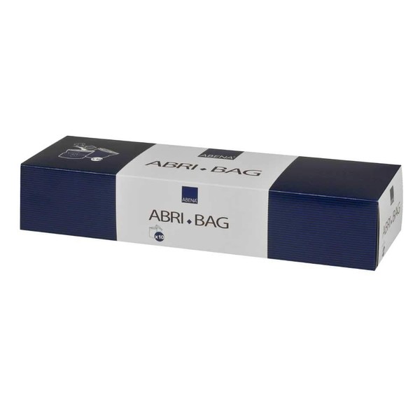 NRS Healthcare Abena Abri-Bag Incontinence Disposable Zip Lock Bag - Box of 10