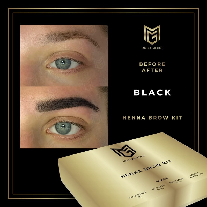 Eyebrow Henna Tint Kit Dyes Brow Hair | BONUS VIDEO