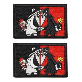 2 Stück Bitte Aufrichtig Vertrauen Zuerst Fun Patch Abnehmbare Stickerei Emblem Hook and Loop Patch Applikationen Kleidung,Uniformen,Jeans,Hosen,DIY-Zubehör,Jacken,Rucksack,Mützen