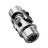 3/4" Round x 3/4" Smooth Round Chrome Steering Universal Joint