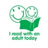 SuperStickers 'I Read with an Adult Today' Stamper for Teachers
