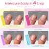 Canvalite Limas de uñas y amortiguadores, moldea/suaviza/brilla, lima multifuncional y