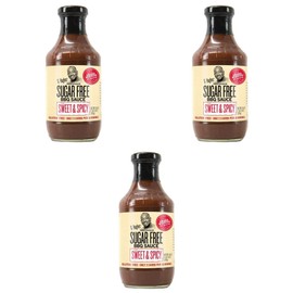 G Hughs Sweet and Spicy BBQ Sauce 18oz Pack of 3