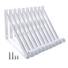 HOME MASTER HARDWARE Heavy Duty Closet Shelf Rod Brackets Supports