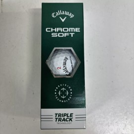 Callaway Limited Edition Chrome Soft Triple Track Green Black balls sleeve #H4