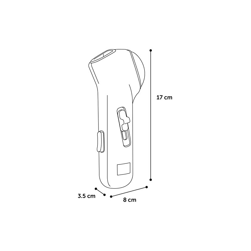 Flamingo Delicious Pistol MIMZI Grey 8 x 3.5 x 17