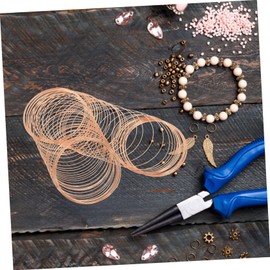Hohopeti 4rolls Multi-Function Wire for Jewelry Making Memory Wire for DIY Craft Accessories for Bracelets Necklaces and Rings Includes Colors Gold White k Silver Gold