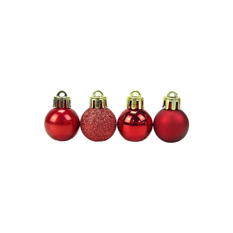 Christmas Baubles Red Christmas Tree Decorations set of 20 (2.5