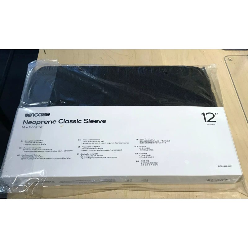 Incase Neoprene Classic Sleeve for MacBook 12", Black #CL60663
