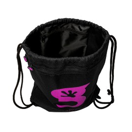 geckobrands Limitless 3 Pocket Drawstring Backpack - Lightweight, Durable Cinch Bag for Gym, Sports, and Daily Use