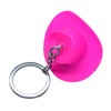LEEINTO Cowboy Hat Disco Ball Keychain Portable LED Mini Disco