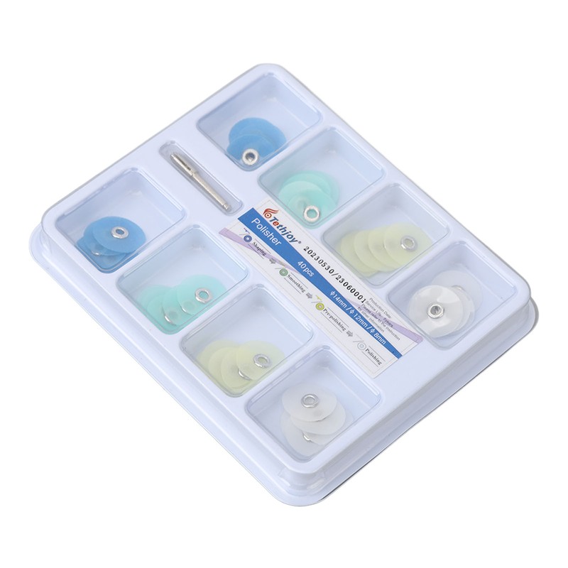 40pcs Dental Polishing Discs High Gloss Repairing Teeth Whitening Contouring