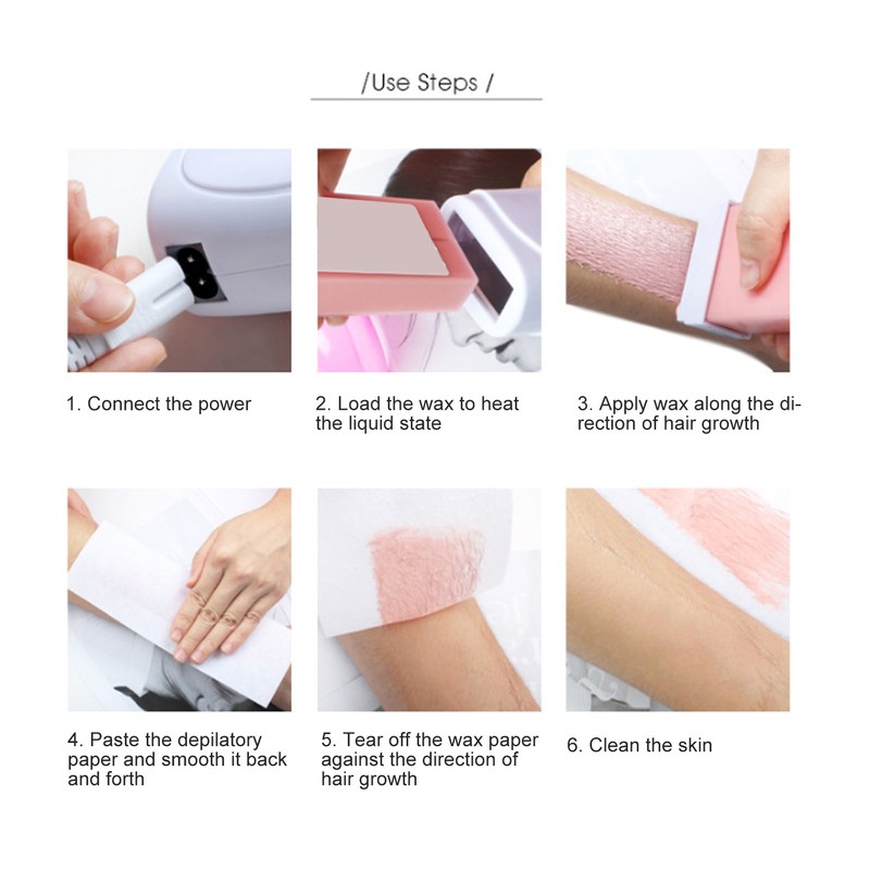 Wax Heater Machine Depilatory Roll Portable Wax Hair Removal Device