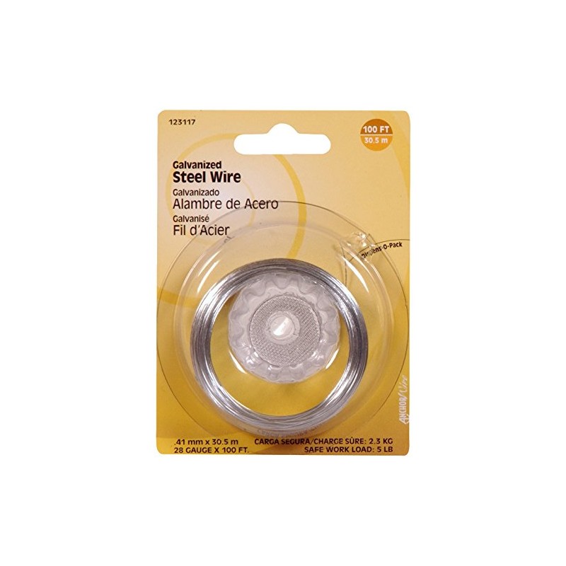 The Hillman Group 123117 28 Gauge Galvanized Display Package, 100-Feet,