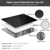 Window Air Conditioner Insulation Cover for Outdoor with Adjustable Strap,