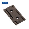 sourcing map Double Acting Hinges Folding Screen, 6Pcs 1.85" Double