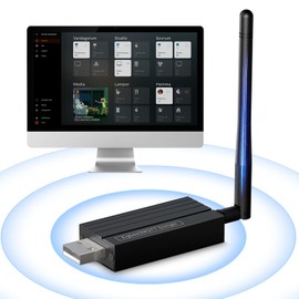 AVATTO Zigbee 3.0 USB Dongle Plus Universal Zigbee Gateway Hub TI CC2652P + CP2102N Zigbee USB Stick Router/Coordinator für ZHA in Home Assistant or Zigbee2MQTT,Open HAB etc