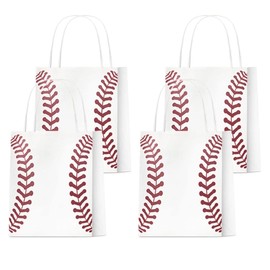 18 Pcs Baseball Party Favors Gift Bags - Baseball Goodie Bags Favors for Kids Adult Team - Baseball Theme Birthday Party decoration bags - Supplies Paper Bag with Handle