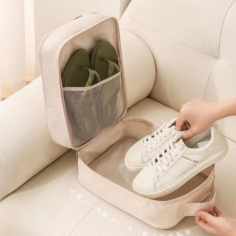 Travel Shoe Organizer Bag for Packing Up to 3 Pairs