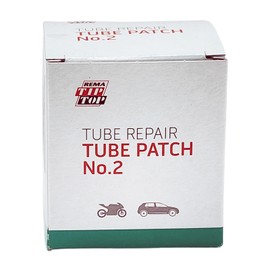REMA TIP TOP No. 2 (B-2) Tube Patch, 30 Units of 1-3/4 inch Round Vulcanizing Patches for Motorcycle and Automotive Tire Inner Tube Repair, Black Feather Edge