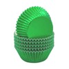 Huaswan Bold Green Foil Cupcake Liners Standard Paper Baking Cups