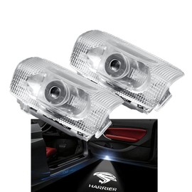 Ltsplay 80 Series Harrier 30 Series 60 Series Curtain Lamp Fade Resistant Car Curtain Light Door Welcome Light Logo Projection HD Door Lamp with Angle Adjustable Function Set of 2 for (Harrier 01)