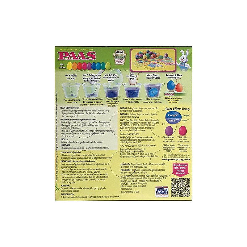 Paas Classic Egg Decorating Kit With 3 Bonus Neon Dye
