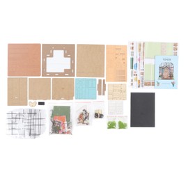 DIY Miniature Dollhouse Kit 1:24 Scale Dollhouse Puzzle Toy for Home Party Entertainment Above 14 Years Old