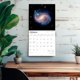 Hubble Space Telescope | 2026 12 x 24 Inch (Hanging) Monthly Square Wall Calendar | Foil Stamped Cover | BrownTrout | Science Astronomy Technology